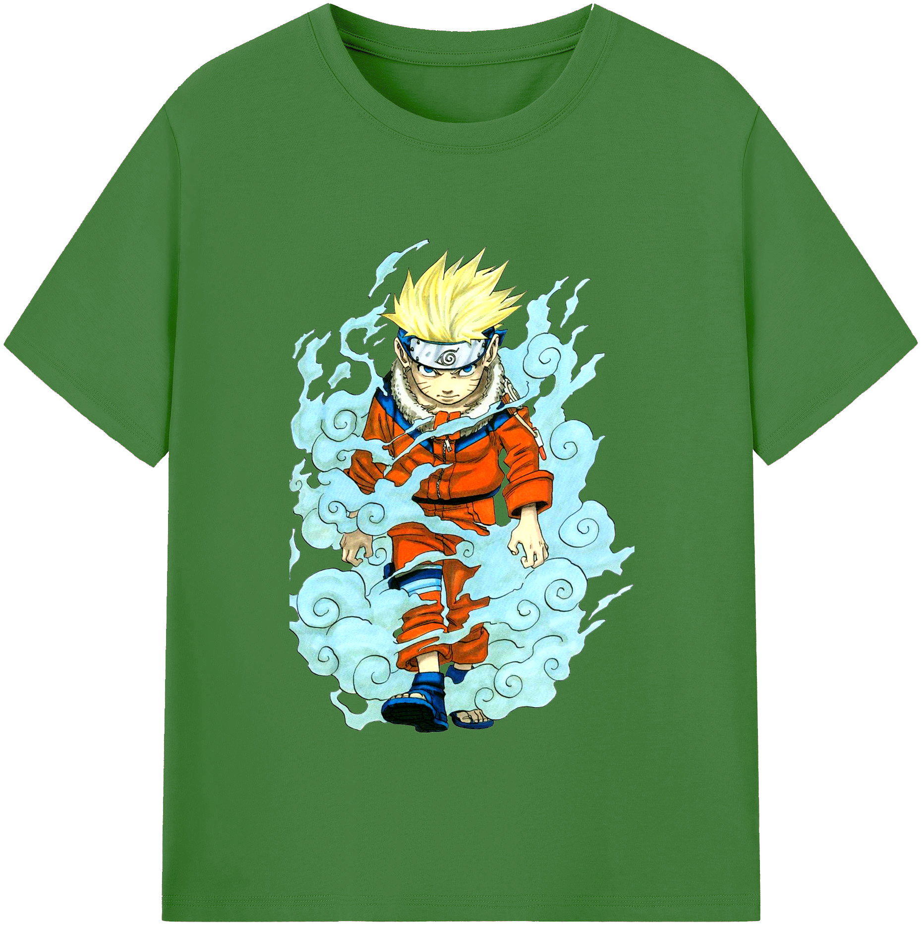 （画像用） NARUTO -ナルト- うずまき ナルト Uzumaki Naruto レディースカジュアルプリントTシャツ（綿100％）